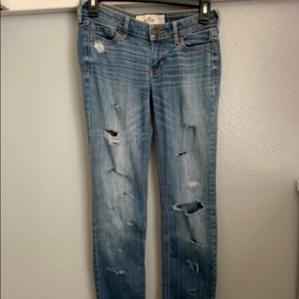 Hollister ripped jeans